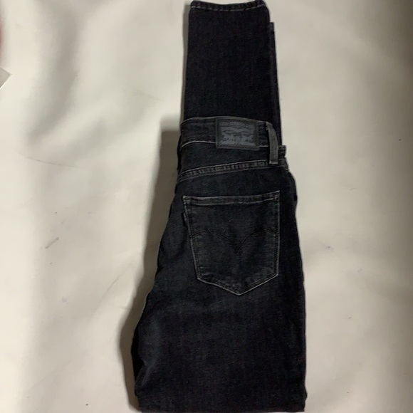 Levi’s 721 women’s size 27 charcoal high rise skinny denim Stretch Jeans. - Picture 12 of 15